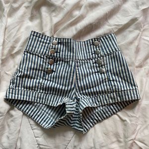 Cute pinstripe shorts